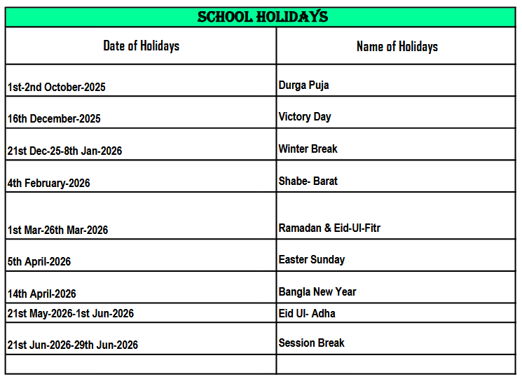 holidays 1